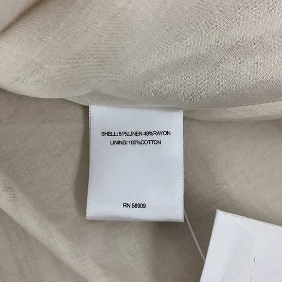 🆕Linen cream round neck size XS dress - Picture 8 of 8